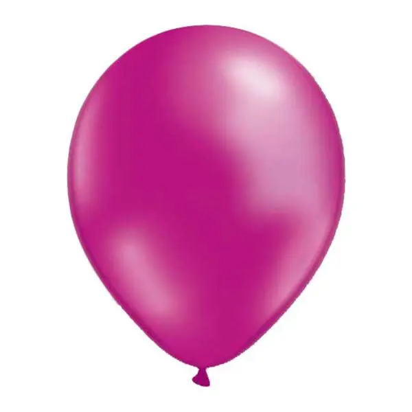 Latexballong Metallic Magenta 28cm 25-pack