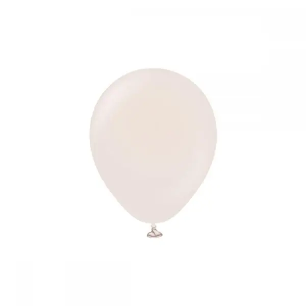 Latexballong Vit Sand 13cm 25-pack