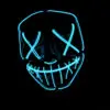 LED Mask Nightmare Blå