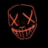 LED Mask Nightmare Röd