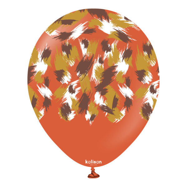 Latexballong Safari Rost Orange